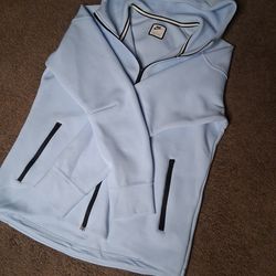 Light blue Nike tech sweater Medium