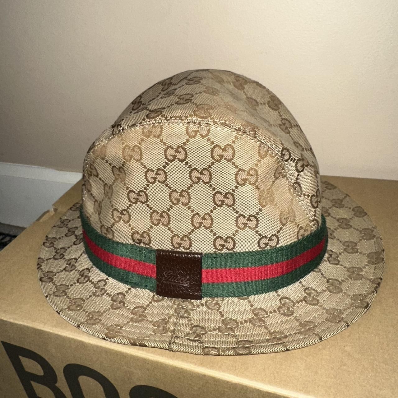 Gucci Brown Cape hat