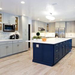 Kitchen cabinets, solid wood