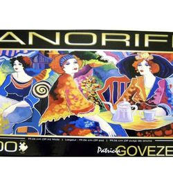 PANORIFIC Celebration of Women High Society Women, Tea Party 1000 Piece Puzzle by Patricia Govezensky New & Sealed