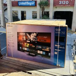 75” Samsung QLED Q72D 4K UHD Smart Tv 