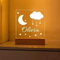Personalized Night Light with Names, Favorite Sport And Date Day Gift