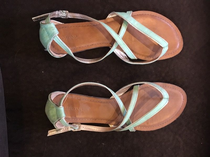 Sandals, summer, shoes, size 8