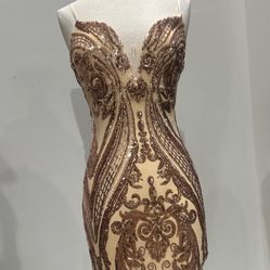 Nude Classy Dress