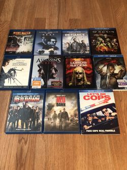 Lot of Blu Ray movies.