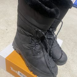 Timberland Woman's Jenness Falls Waterproof Insulated Snow Boots Black Size 7/5