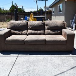 Suede Brown Couch