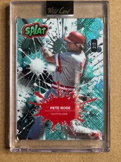 Baseball card legend 2/2 Pete rose