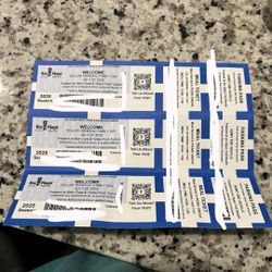 Six Flags Tickets And Meal Voucher 
