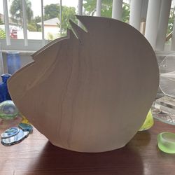 Decorative ceramic fish vase