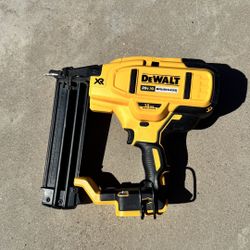 Nail Gun- Dewalt -Cordless 18-Gauge Brad Nailer (Tool Only)