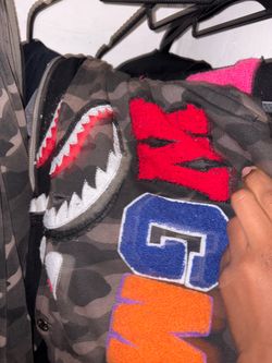 Black double hood bape read disc