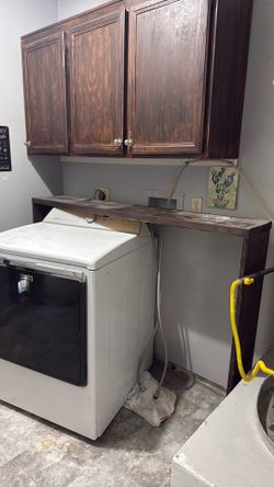 Free wood shelve for over wash and dryer