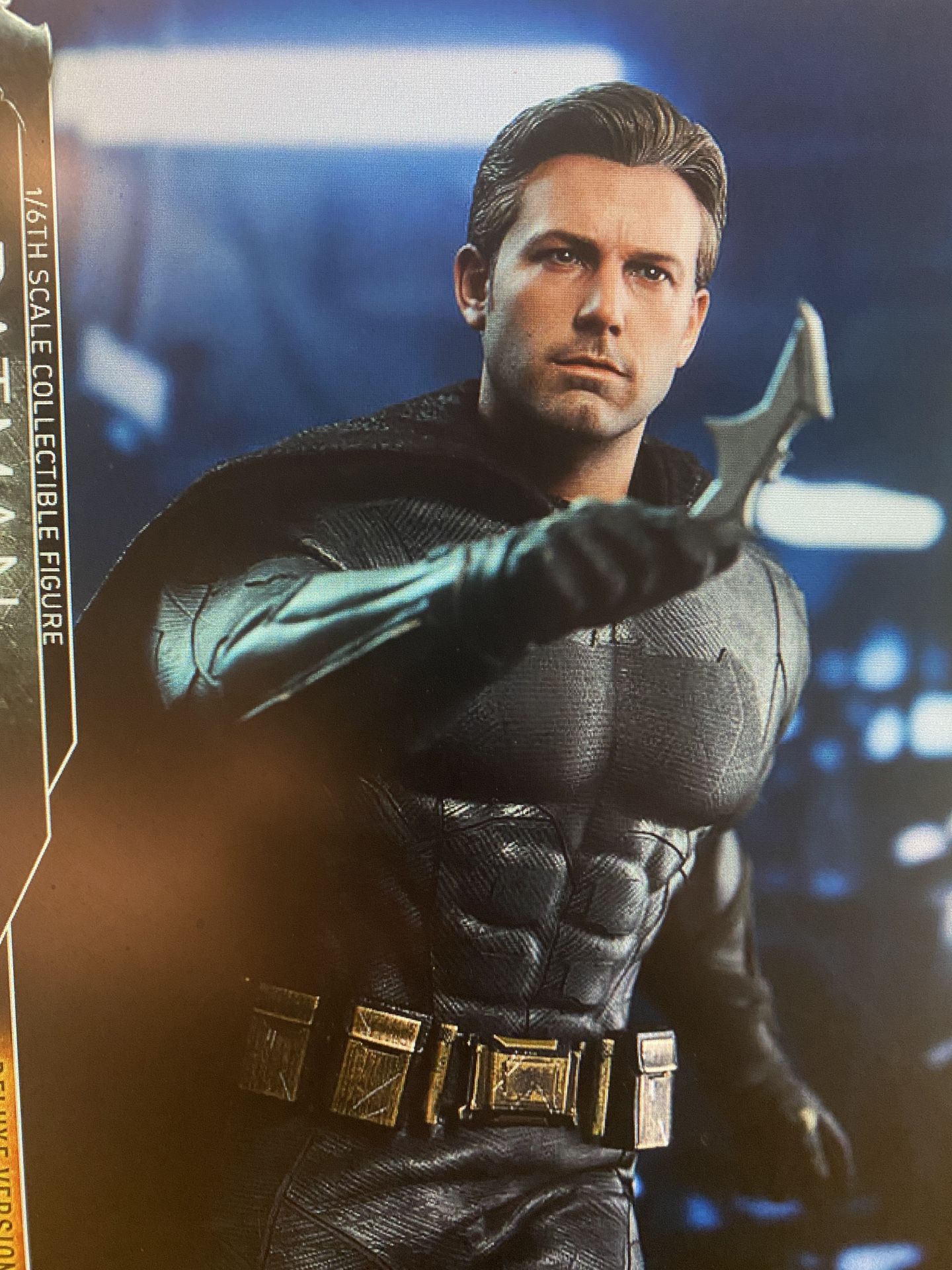 Deluxe Batman Hot Toys Figure Mms456 Justice League Ben Afleck