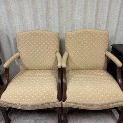 2 Beautiful Upholstered Chairs