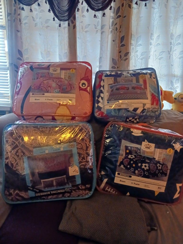 Large and small blankets