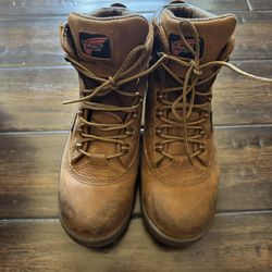AUTHENTIC- Red Wing Leather Steel Toe Work Boots