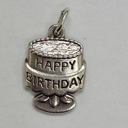 James Avery Sterling Silver Tiny Birthday Cake Charm