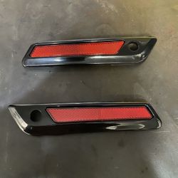 Harley Davidson Painted Black Saddlebag Hinge Latch Cover 