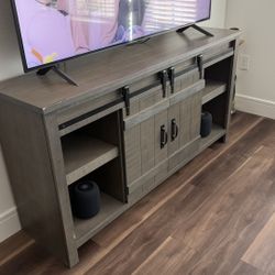 AFW Farm Door Tv Stand