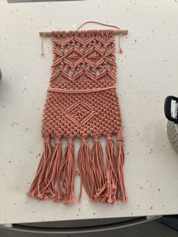 Macrame Wall Organizer Decor