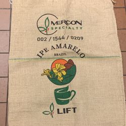 10 Burlap Coffee Bags