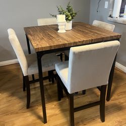 Dining Table and Chairs - 5 Pieces 