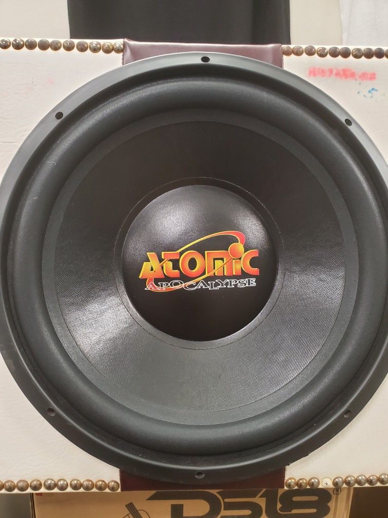 RARE 15INCH ATOMIC APOCALYPSE SERIES SUB USE FOR SHOWN ONLY EXCELLENT CONDITION