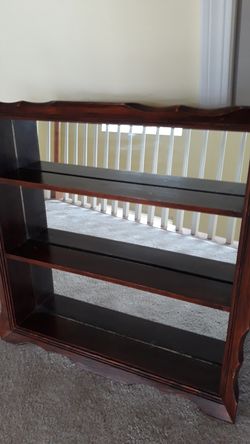 Antique Mirror with Shelves