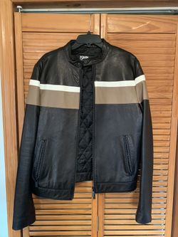 Karl lagerfeld Leather Jacket US L Size