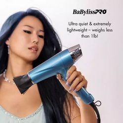 BABYLISSPRO® NANO TITANIUM™ PROFESSIONAL HIGH-SPEED DUAL IONIC  HAIR DRYER