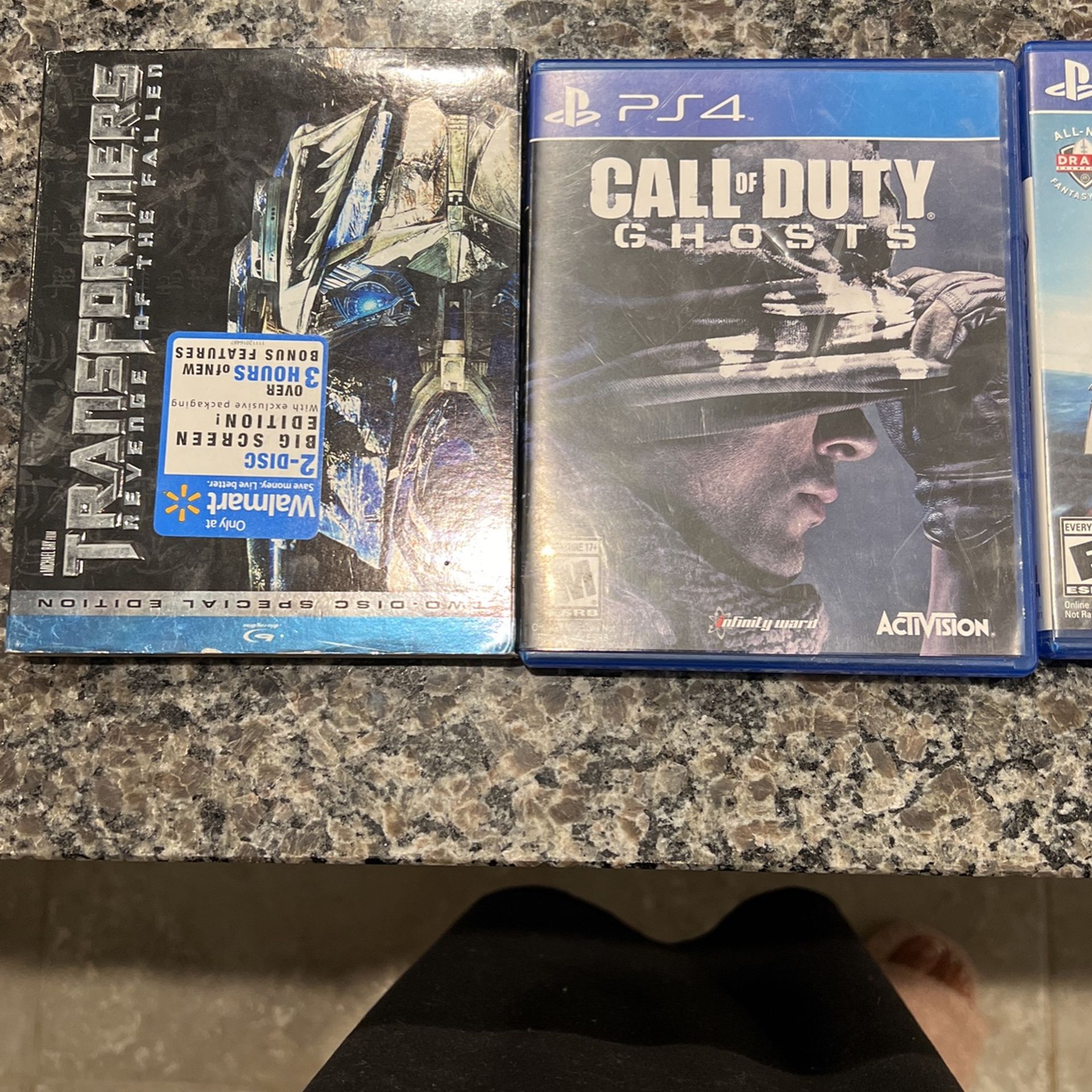 Transformers, Call Of Duty, Madden 15 PS4 Games