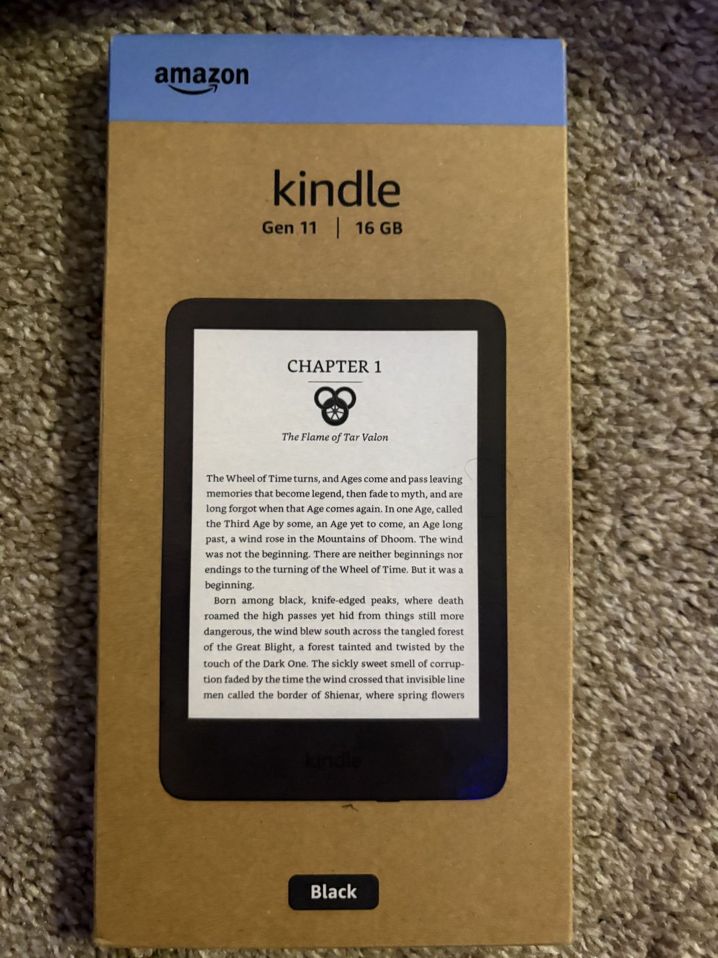 New Amazon Kindle Gen 11 16GB Black