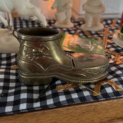 Mid century Italian brass boot
