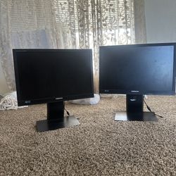 Two Samsung Monitors 