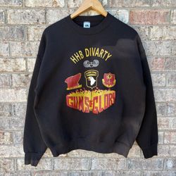 Vintage 80s Military “Guns of Glory” Sweatshirt