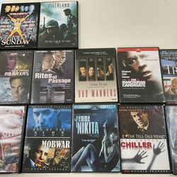 DVD BUNDLE OF 12 MOVIES