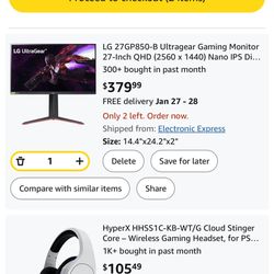 Lg Gaming Pc With Wireless Pc/ps4-ps5 Headset 