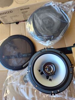 KENWOOD Car Speakers 6.5" Flush Mount Speakers. (Pair)
