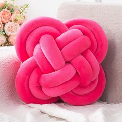 12” Knot Pillow (Pink) 