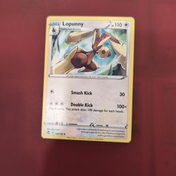 Lopunny Silver Tempest Pokemon Card