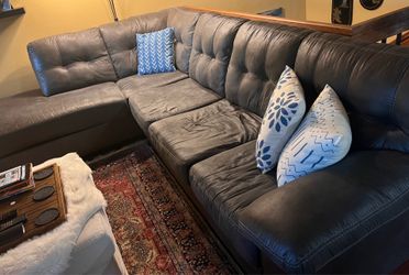 Dark grey couch $100