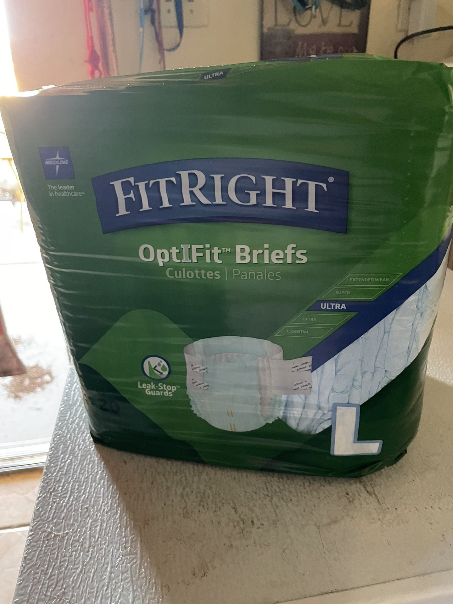 FitRight size large-20 per pack new