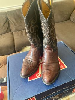 Tony Lama Snakeskin Cowboy Boots