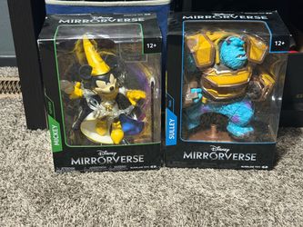 Disney Mirrorverse Mickey & Sulley Figures Set