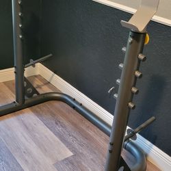  Gold's Gym XRS 20 Olympic Workout Rack with Safety Spotters (RACK ONLY) 