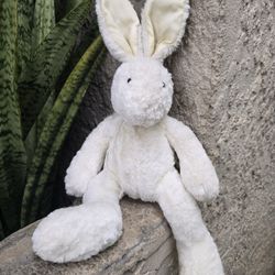 Vintage Russ Berrie CAMELLIA Ivory White 12" Bunny Rabbit Easter Plush
