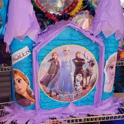 Frozen Castle Piñata For Birthday Parties