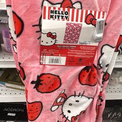Hello Kitty Strawberry Blanket