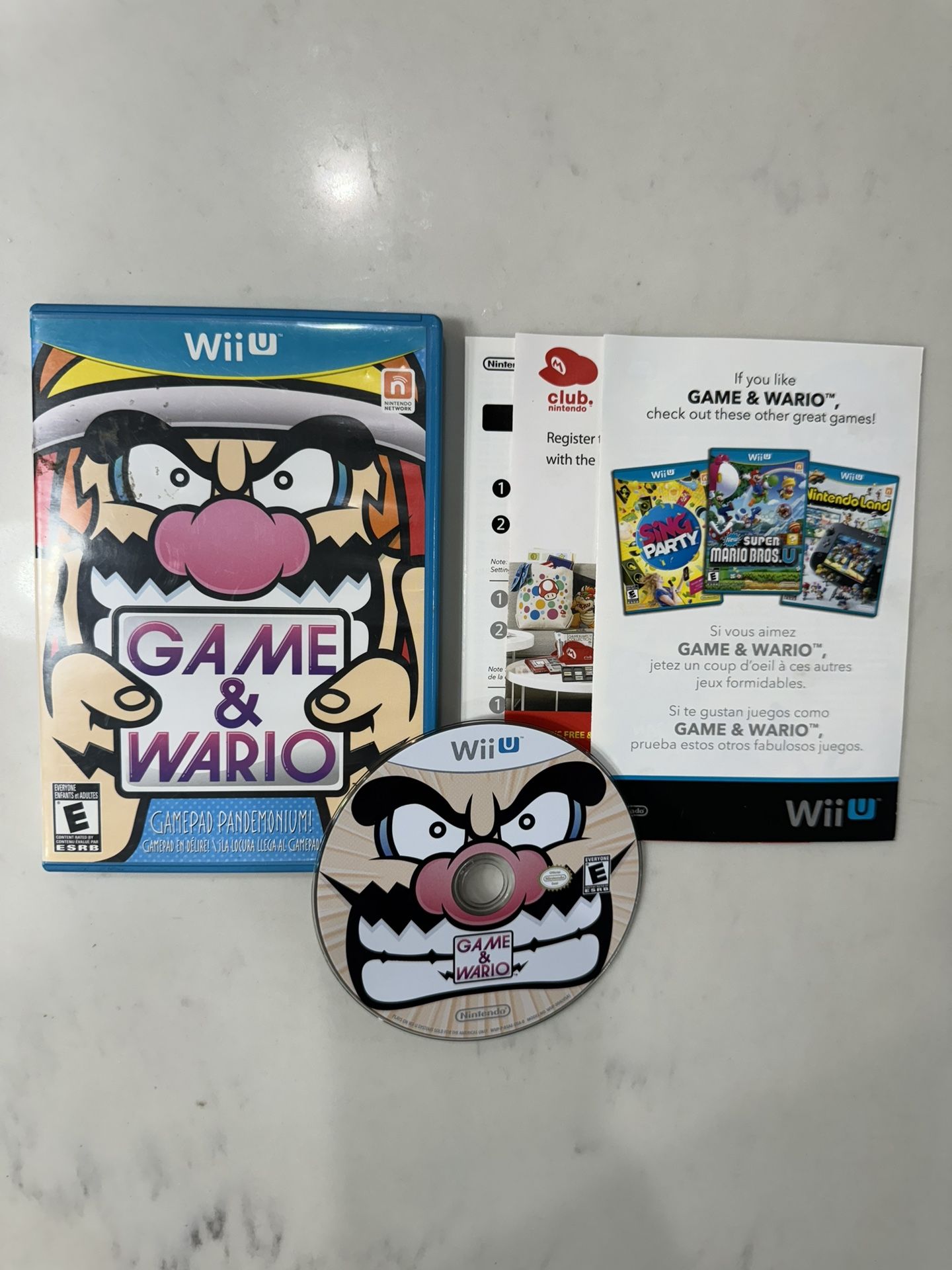 Game & Wario Mint Conditions Nintendo Wii U Video GAME